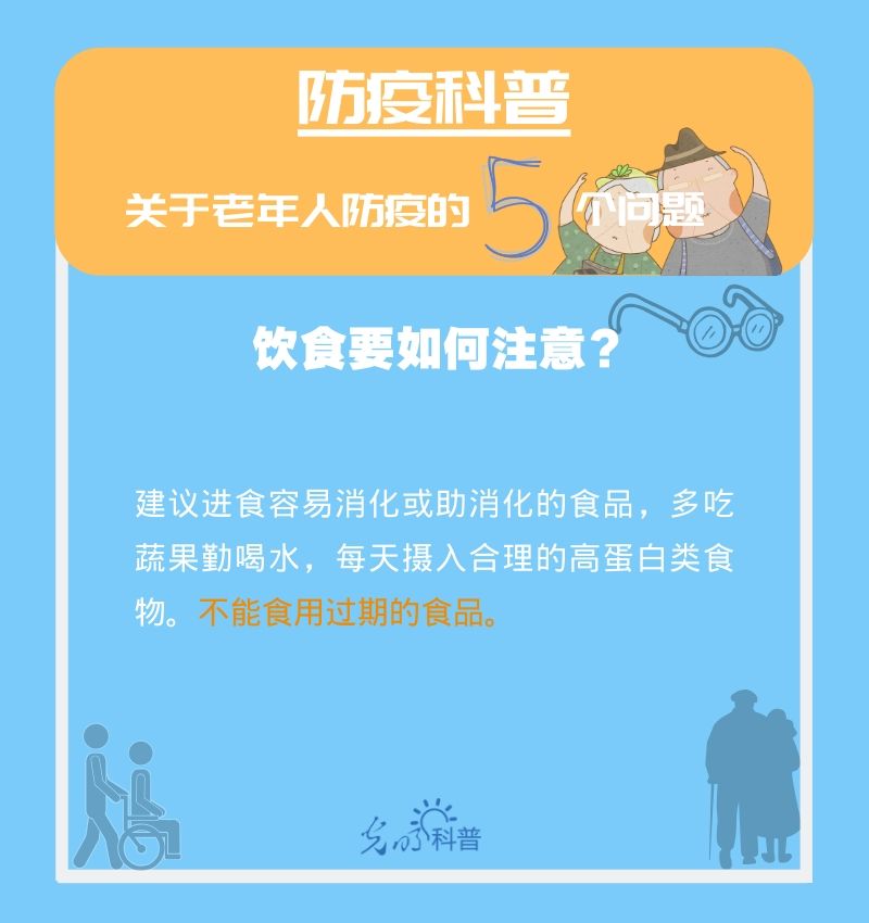 【防疫科普】高危人群注意！關(guān)于老年人防疫的5個問題