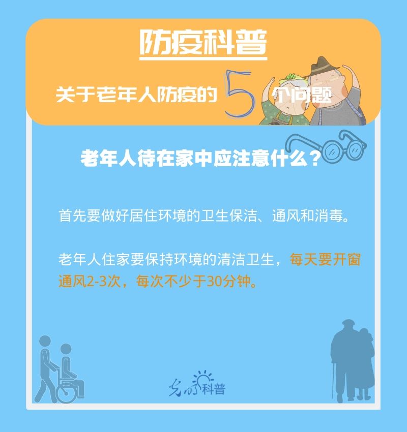【防疫科普】高危人群注意！關(guān)于老年人防疫的5個問題
