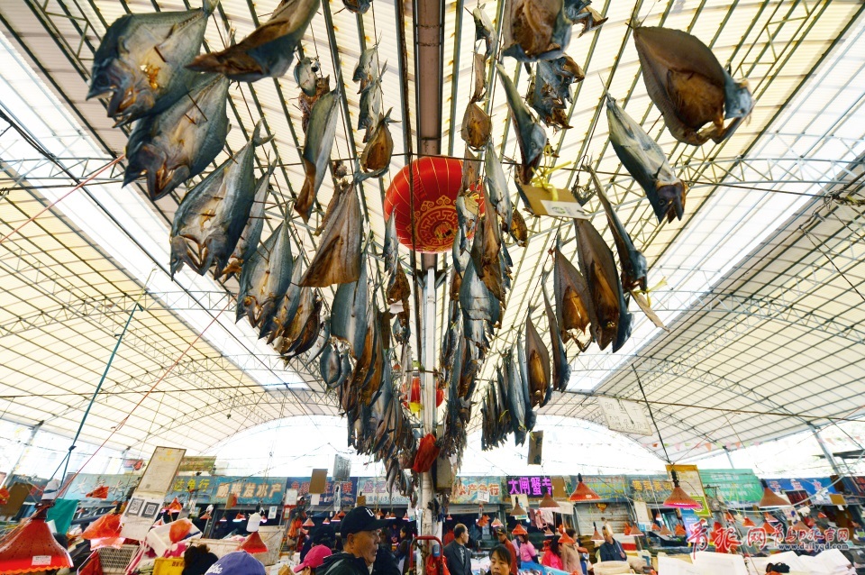 青島進(jìn)入秋鲅魚(yú)晾曬季 空中美味誘人味蕾(圖)